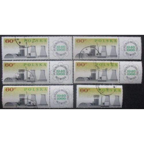Pologne N°1517 X 6 Oblitéré