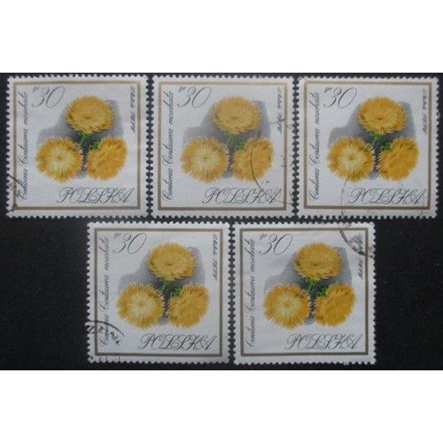 Pologne N°1548 X 5 Oblitéré