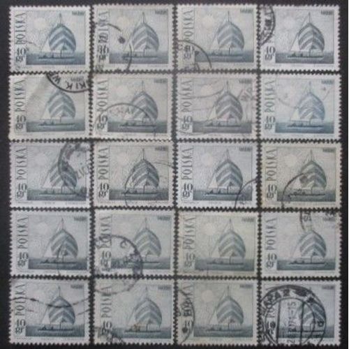 Pologne N°1557 X 20 Oblitéré
