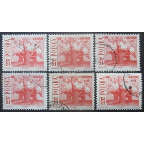 Pologne N°1561 X 6 Oblitéré
