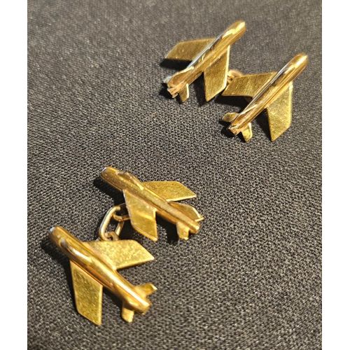 Paire De Boutons De Manchette « Mystère Iv » Maison Murat