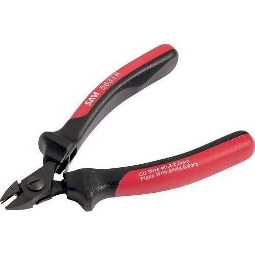 Pince électronique coupante diagonale bi-matière avec retenue de chute SAM OUTILLAGE