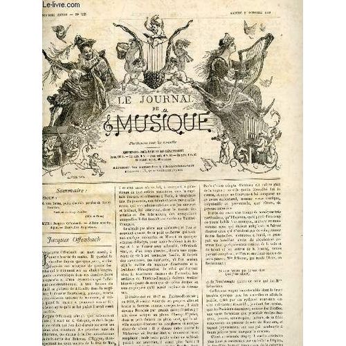 Le Journal De Musique N°228, Samedi 9 Octobre 1880- A Ton Bras, Polka Chantee, Paroles De Henry Drucker, Musique De Tony Rieffer- Lacques Offenbach- Album Anecdotique- Nouvelles De Partout9