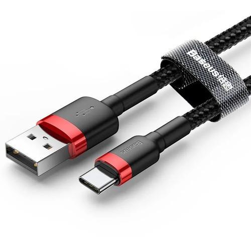 Câble USB-C, Jusqu'à 480 Mbit/s, Charge Rapide Jusqu'à 3 A, Longueur 2 m