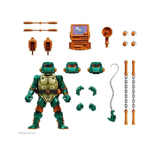 Les Tortues Ninja - Figurine Ultimates Warrior Metalhead Michelangelo 18 Cm