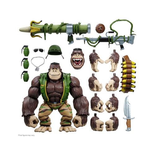 Les Tortues Ninja - Figurine Ultimates Guerrilla Gorilla 20 Cm