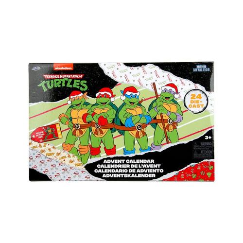 Les Tortues Ninja - Calendrier De L'avent Figurines Diecast Nano Metalfigs Holiday 2024