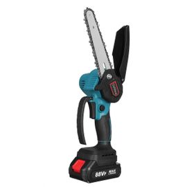 Tronçonneuse électrique, Gisam, 15 cm, 18 V, une batterie, bleu