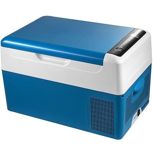 Réfrigérateur De Voiture, 240 V, 60 W, Portable, Contrôle Par Application, Polypropylène, 22 L, Bleu