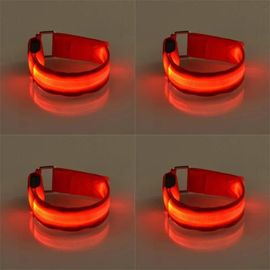 Leggings D'equitation À Led,Accessoires De Course,Fournitures Équestres,Décoration,Visible La Nuit,4 Pièces - Type 4pcs Orange