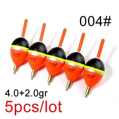 Lot De 5 Flotteurs De Sapin Peche En Mer Flotteur Peche Peche Accessoire Float Tube Bouchon Pechebarguzinsky,Matériel De Pêche En Bouée Verticale,En Cuivre,2.0 + 2.0gr/3.0 + 2.0gr/4.0 - Type 4-004