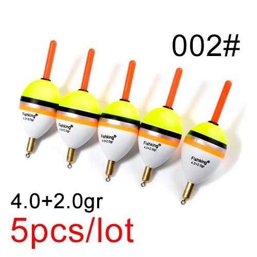 Lot De 5 Flotteurs De Sapin Peche En Mer Flotteur Peche Peche Accessoire Float Tube Bouchon Pechebarguzinsky,Matériel De Pêche En Bouée Verticale,En Cuivre,2.0 + 2.0gr/3.0 + 2.0gr/4.0 - Type 4-002