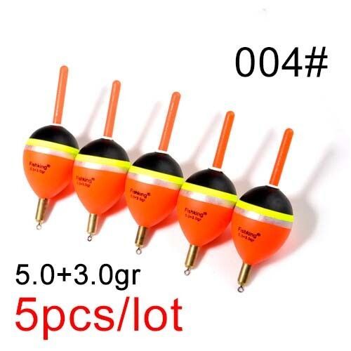 Lot De 5 Flotteurs De Sapin Peche En Mer Flotteur Peche Peche Accessoire Float Tube Bouchon Pechebarguzinsky,Matériel De Pêche En Bouée Verticale,En Cuivre,2.0 + 2.0gr/3.0 + 2.0gr/4.0 - Type 5-004