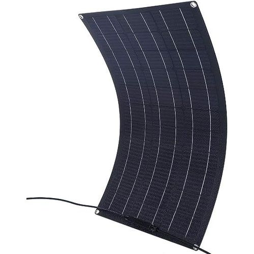 Panneau solaire, Jingyangpv, 100W, 12V, silicium monocristallin, noir