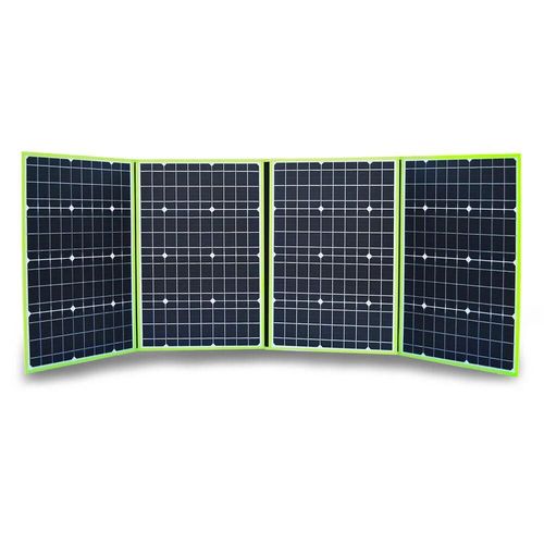 Panneau solaire, 100W, 12V, silicium monocristallin, pliable, photovoltaique, noir