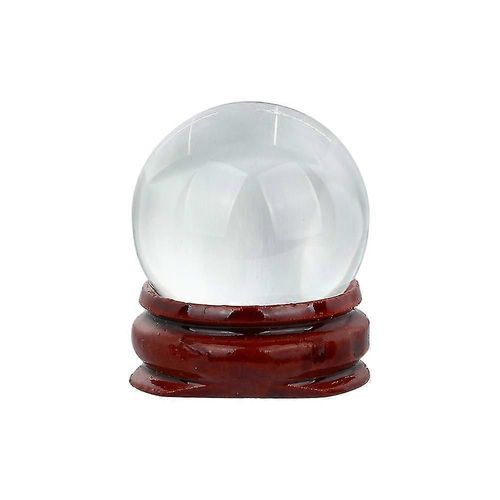 Hot!30mm Quartz naturel Boule de cristal magique Boule de guérison Sphère et support