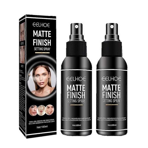 2x 100ml Maquillage Fixateur Spray Longue Durée Fond De Teint Fixateur Spray Hydratant Contrôle De L¿Huile Naturel Mat Rafraîchissant Fixateur Rapide 