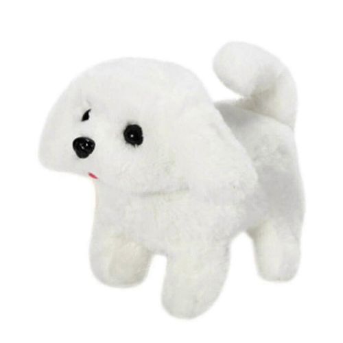 Jouet Électrique Réaliste Simulation D¿Animal De Compagnie Chien Peluche Jouet En Mouvement Marche Animal Robot Avec Son