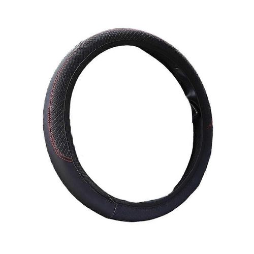Accessoires De Housse De Volant De Voiture Universelle En Cuir Pu Antidérapant Automatique 37-38cm