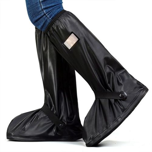 Couvre-Chaussures Imperméables Avec Réflecteur Pour Hommes Et Femmes,Anti-Neige,Réutilisables,Bottes De Pluie,Équipement De Protection - Type Black-38-39