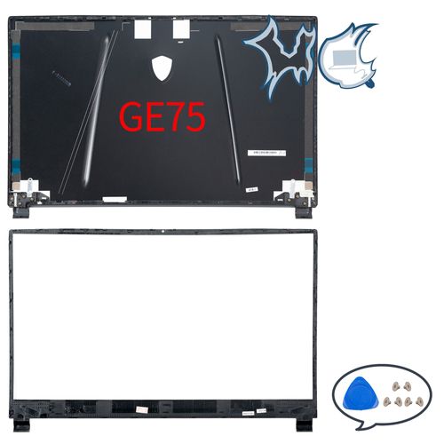 Pièces pour ordinateur portable pour GE75 Raider 8RE GP75 GL75 MS-17E2 17E5 17E7 LCD couverture arrière lunette charnières remplacement de boîtier d'ordinateur portable