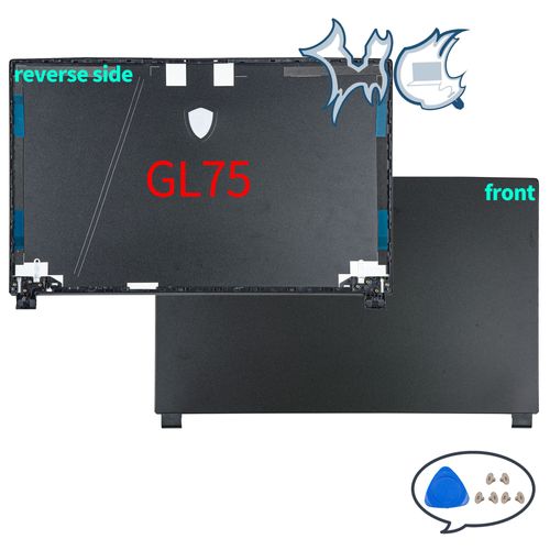 Pièces pour ordinateur portable pour GE75 Raider 8RE GP75 GL75 MS-17E2 17E5 17E7 LCD couverture arrière lunette charnières remplacement de boîtier d'ordinateur portable