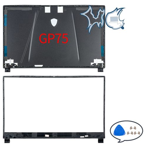 Pièces pour ordinateur portable pour GE75 Raider 8RE GP75 GL75 MS-17E2 17E5 17E7 LCD couverture arrière lunette charnières remplacement de boîtier d'ordinateur portable