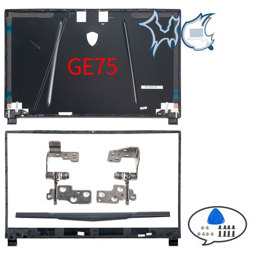 Pièces pour ordinateur portable pour GE75 Raider 8RE GP75 GL75 MS-17E2 17E5 17E7 LCD couverture arrière lunette charnières remplacement de boîtier d'ordinateur portable
