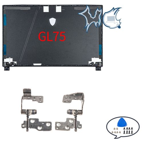 Pièces pour ordinateur portable pour GE75 Raider 8RE GP75 GL75 MS-17E2 17E5 17E7 LCD couverture arrière lunette charnières remplacement de boîtier d'ordinateur portable