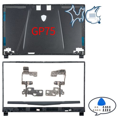 Pièces pour ordinateur portable pour GE75 Raider 8RE GP75 GL75 MS-17E2 17E5 17E7 LCD couverture arrière lunette charnières remplacement de boîtier d'ordinateur portable