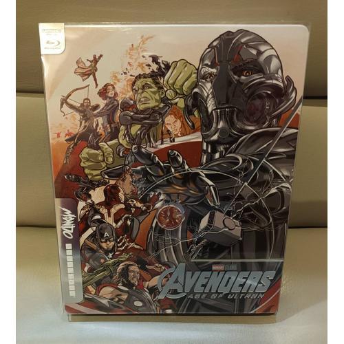 Steelbook Mondo Avengers L'ère D'ultron Blu Ray 4k + Blu Ray