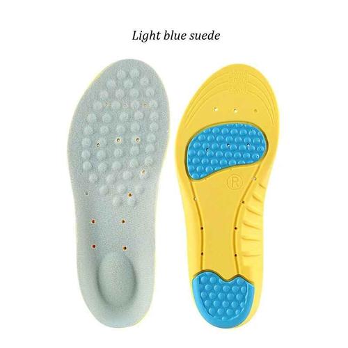 Semelles Intérieures Respirantes Pour Hommes Et Femmes,Coussinets De Soutien Oligarch,Chaussures De Basket-Ball,Baskets De Sport,Orth4wd - Type Light Blue Suede-Eu34-37