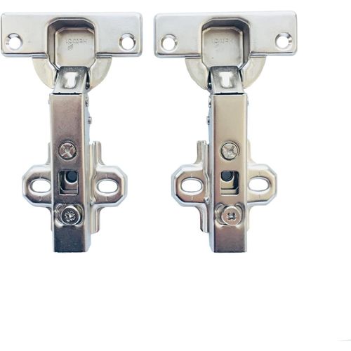110 Degré Plein Recouvrement Standard Charnières Sans Mécanisme De Fermeture Amortie Intermat 9943 Charniere Pour Armoires De Porte Cuisine Complètement En Applique Lot De 2