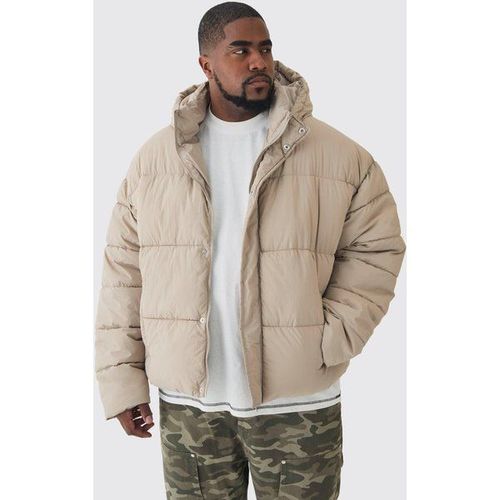 Grande Taille - Doudoune Oversize Plissée Homme - Beige - Xxxxl, Beige