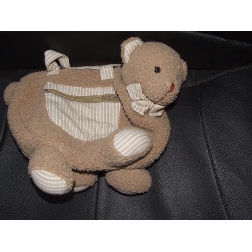 Sac Ours Moulin Roty Marron Beige 30 Cm