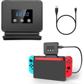 Ventilateur Pour Nintendo Switch Dock Set Affichage De La Température Refroidisseur Pour Station D'accueil D'origine Ns, Alimenté Par Usb, Câble Intégré