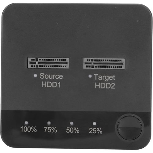 Duplicateur SSD M.2 Double Baie, Station d'accueil M.2Haute Vitesse Hors Ligne pour 2230 22242 2260 2280 22110, Protection des Données, Transmission 1 Gbit/s, Contrôle USB