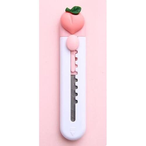 Mini Couteau Utilitaire Portable En Alliage Kawaii,Fruits,Animaux,Coupe-Lettre,Ouvre-Enveloppe,Couteau De Courrier,Fournitures Scolaires Et De Bureau #E