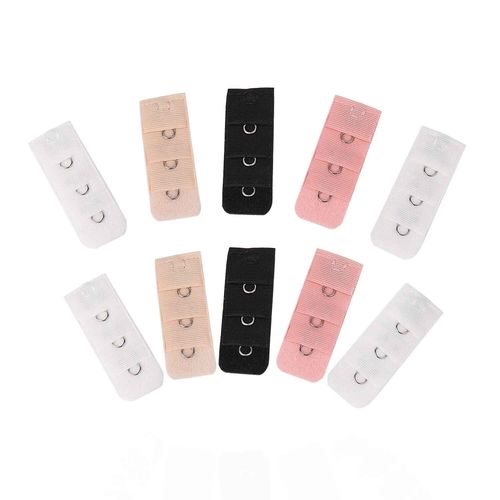 Extensions De Soutien-Gorge Pour Femme,10 Pièces,Noir Et Blanc,Extension De Sangle Réglable,Ceinture Faite À La Main,Accessoires De Bricolage
