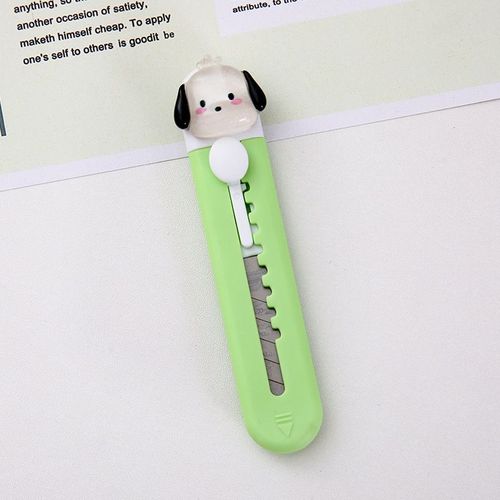 Chen Lin-Couteau Utilitaire De Dessin Mignon,Chiot Lapin,Boîte Express,Ouvre-Lettres,Coupe-Papier,Papeterie Pour Étudiant,1 Pièce #D