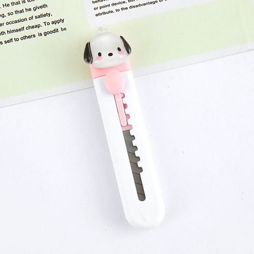 Chen Lin-Couteau Utilitaire De Dessin Mignon,Chiot Lapin,Boîte Express,Ouvre-Lettres,Coupe-Papier,Papeterie Pour Étudiant,1 Pièce #F