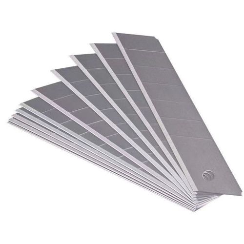 Lame De Couteau De Rechange Pour Couteau Utilitaire,25mm,Maison,École,Art,Artisanat,Boîte De Papier,Coupe,Acier Au Carbone,50 Pièces,1 Ensemble - Type 50pcs Silver