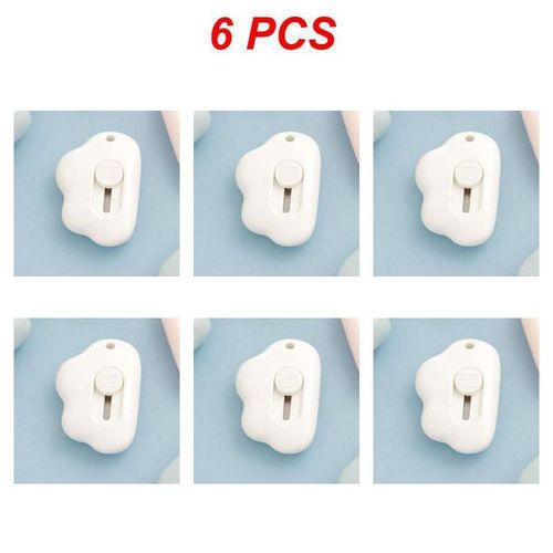 Mini Couteau Utilitaire Portable,Lapin Mignon,Nuage,Document,Coupe-Papier,Lame De Rasoir,Bureau,Fourniture De Bureau,1 À 10 Pièces - Type White 6pcs