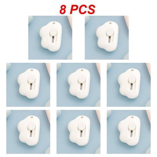 Mini Couteau Utilitaire Portable,Lapin Mignon,Nuage,Document,Coupe-Papier,Lame De Rasoir,Bureau,Fourniture De Bureau,1 À 10 Pièces - Type White 8pcs