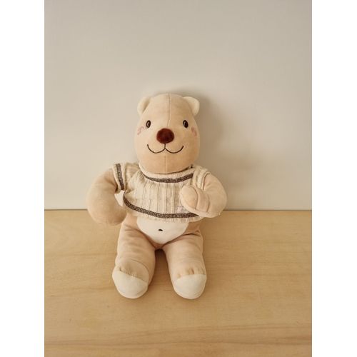 Doudou Ours Beige Sucre D'orge
