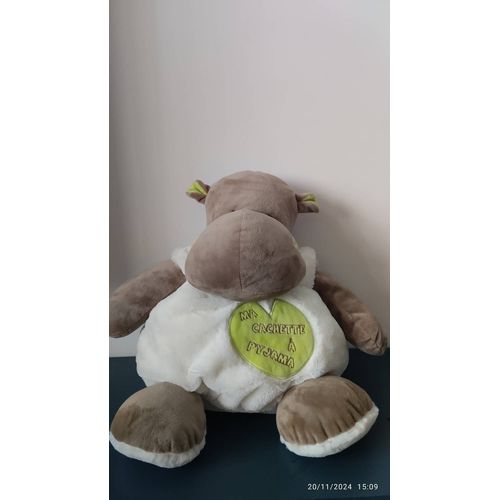 Hippopotame Range Pyjama Baby Nat'