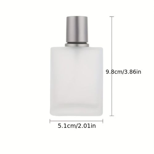 Flcopropriété De Parfum En Verre Sablé À Vis,Vaporisateur Liquide,Distributeur Vide,Maquillage,Brume Fine,30ml,50ml