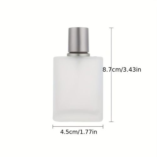 Flcopropriété De Parfum En Verre Sablé À Vis,Vaporisateur Liquide,Distributeur Vide,Maquillage,Brume Fine,30ml,50ml