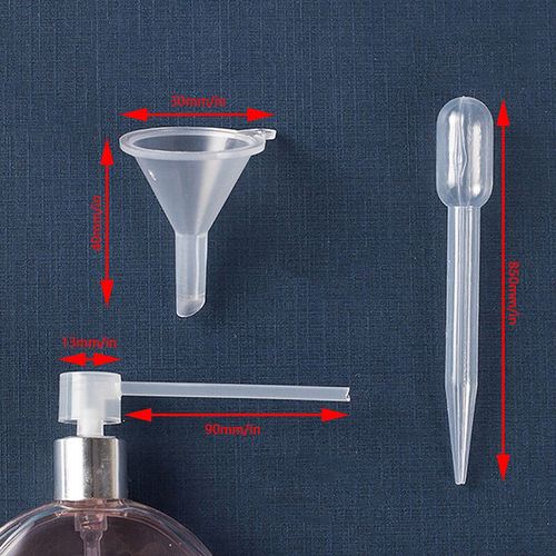 Ensemble D'outils De Recharge De Sexuellement,Diffuseur En Plastique,Seringue,Paille,Compte-Gouttes,Entonnoir,Spray,Outils Cosmétiques Requis,6 Unités/Ensemble
