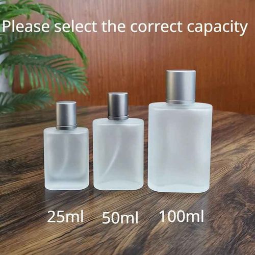 Bouteille De Parfum En Verre Sablé À Vis,Vaporisateur Liquide,Distributeur Africain,Maquillage Africain,Brume Fine Hi,25 Ml,50 Ml,100ml